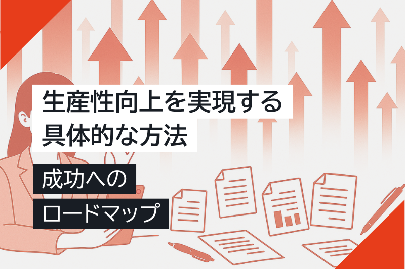 生産性向上を実現する具体的な方法と成功へのロードマップ